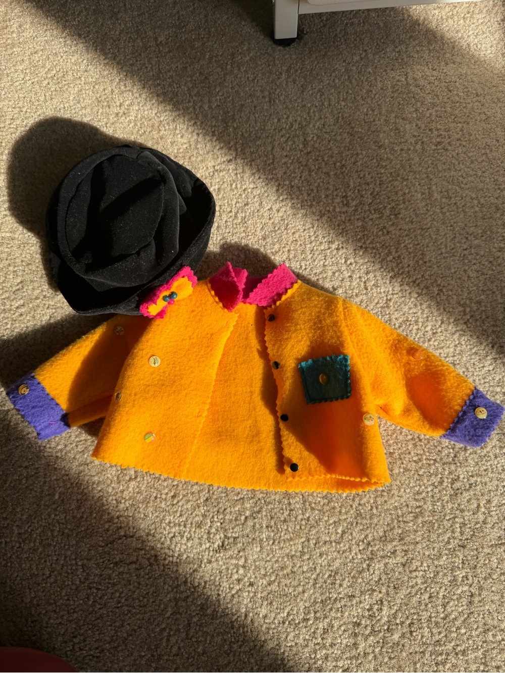 Pleasant Company American Girl of Today First Day Meet Jacket & Hat 1996